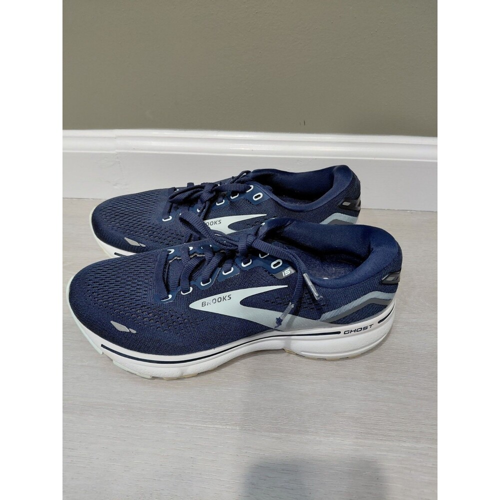 Size 8D- Brooks Ghost 15 Blue Women’s Sneakers